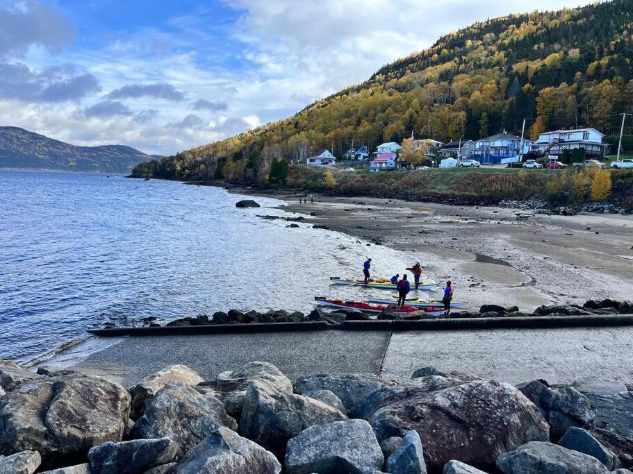 Appartement Mont Edouard, Hebergement Paisible A La Montagne LʼAnse-Saint-Jean Exterior foto